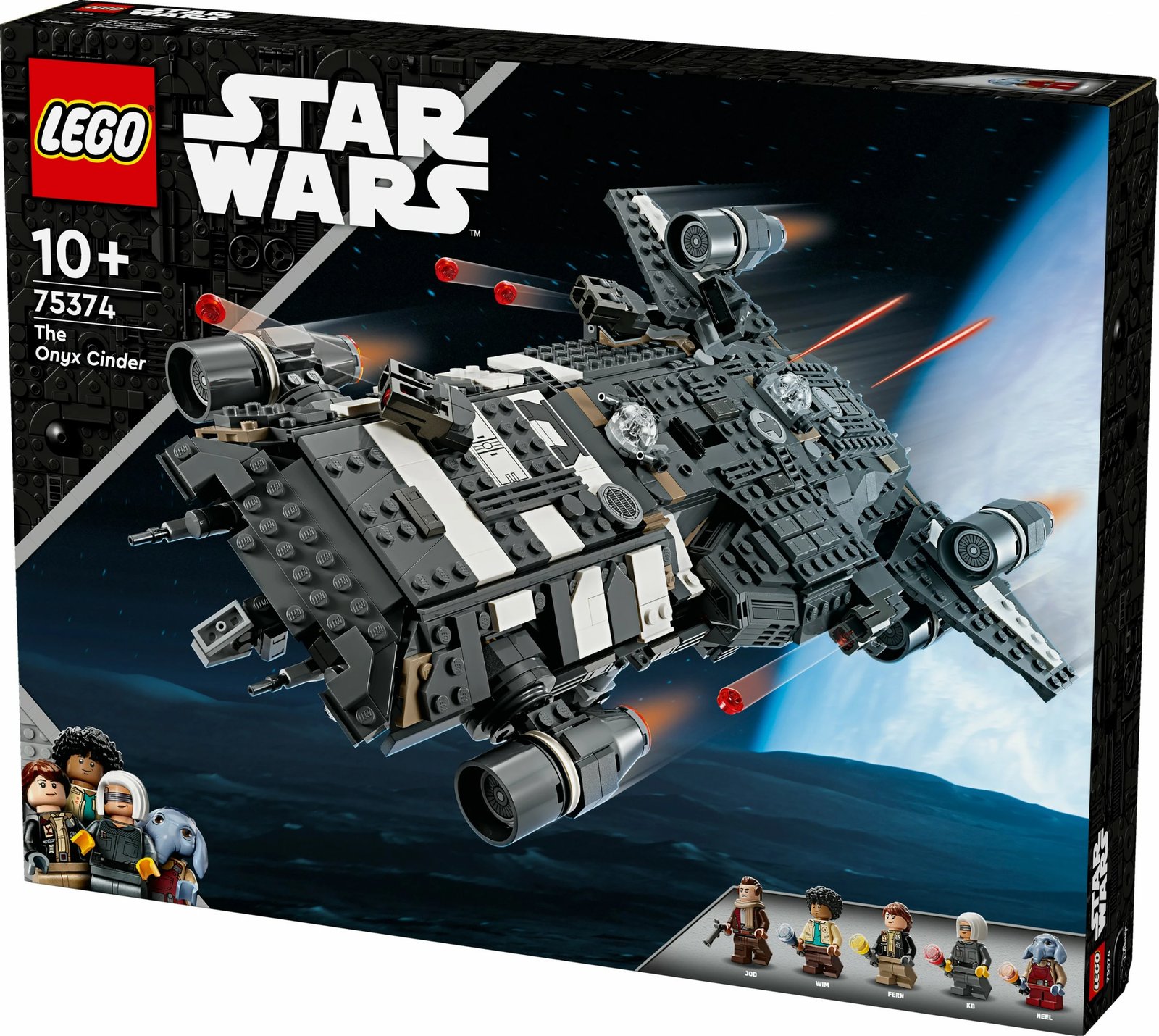 Set ndërtimi LEGO Star Wars The Onyx Cinder 75374, 1325 pjesë, multikolor