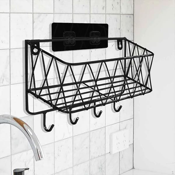 Organizues muri me raft NEXT, 4 grepa, H19x24.5x12cm, Zi