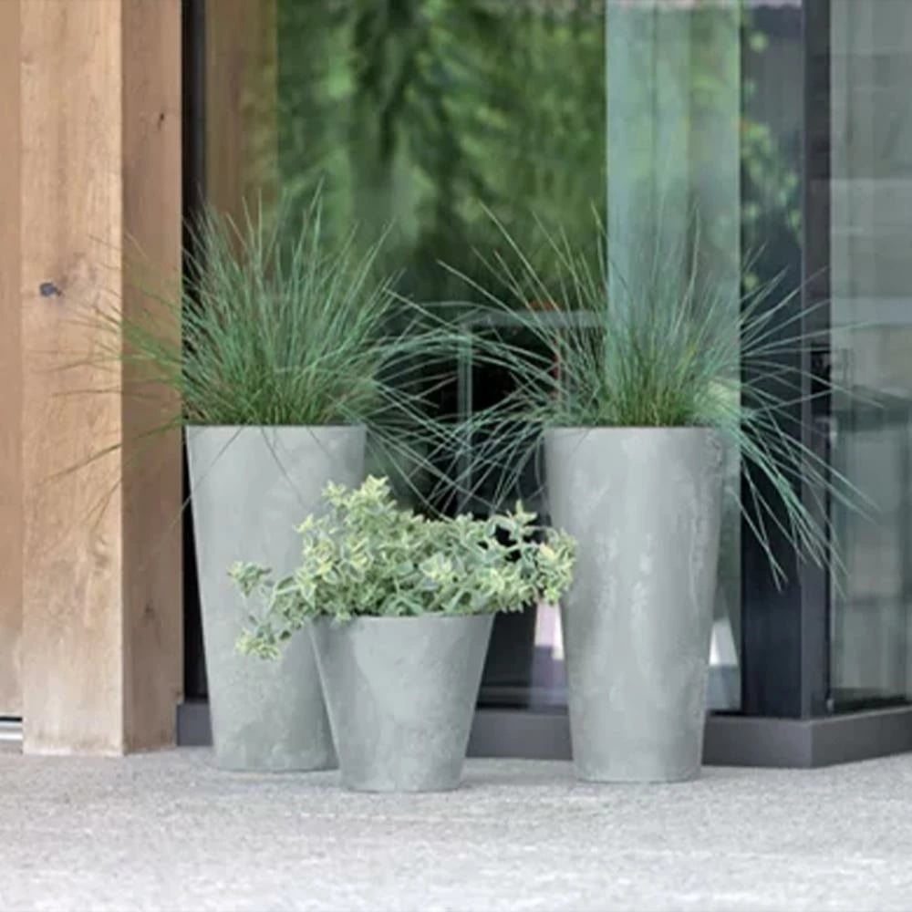 Vazo NEXT Tubus H47.6 x Φ25cm, Gri Betoni