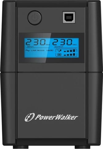 UPS PowerWalker VI 850 SHL FR, 850VA, Line-Interactive, LCD, E zezë