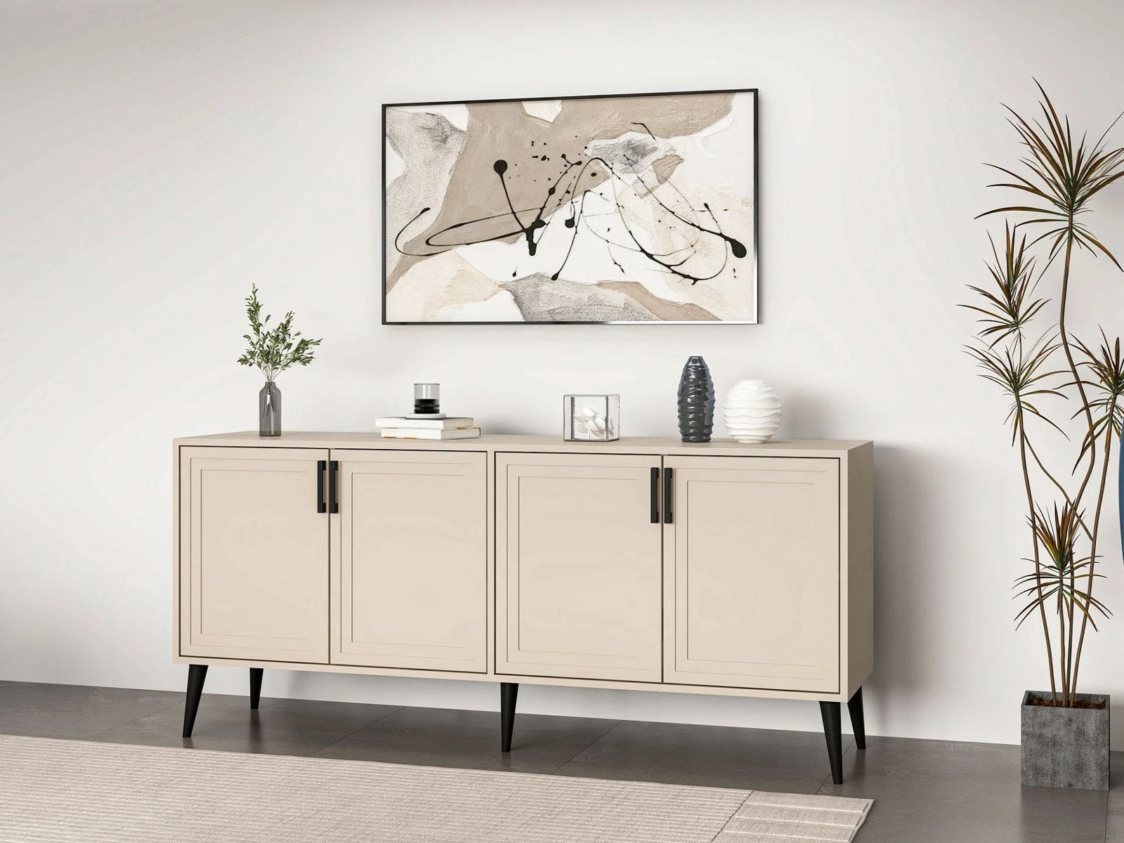 Konsolë Skye Decor, Prime, ngjyrë rëre