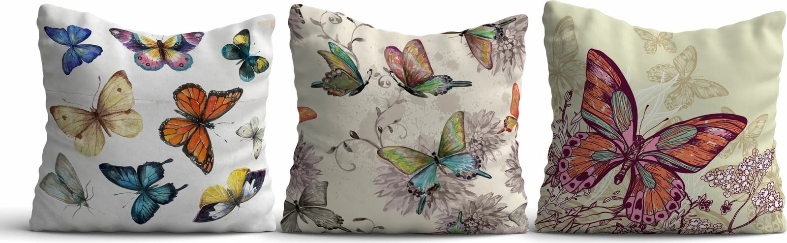 Set jastëkësh dekorativ (3 copë), Aberto Design, HMI-KIR-103