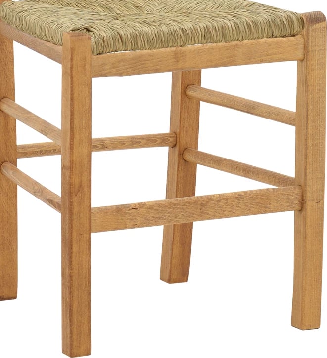 Karrige për kafene me dyshek Marf-Charchie dru ahu i fortë, llak arre, 41x42x92cm