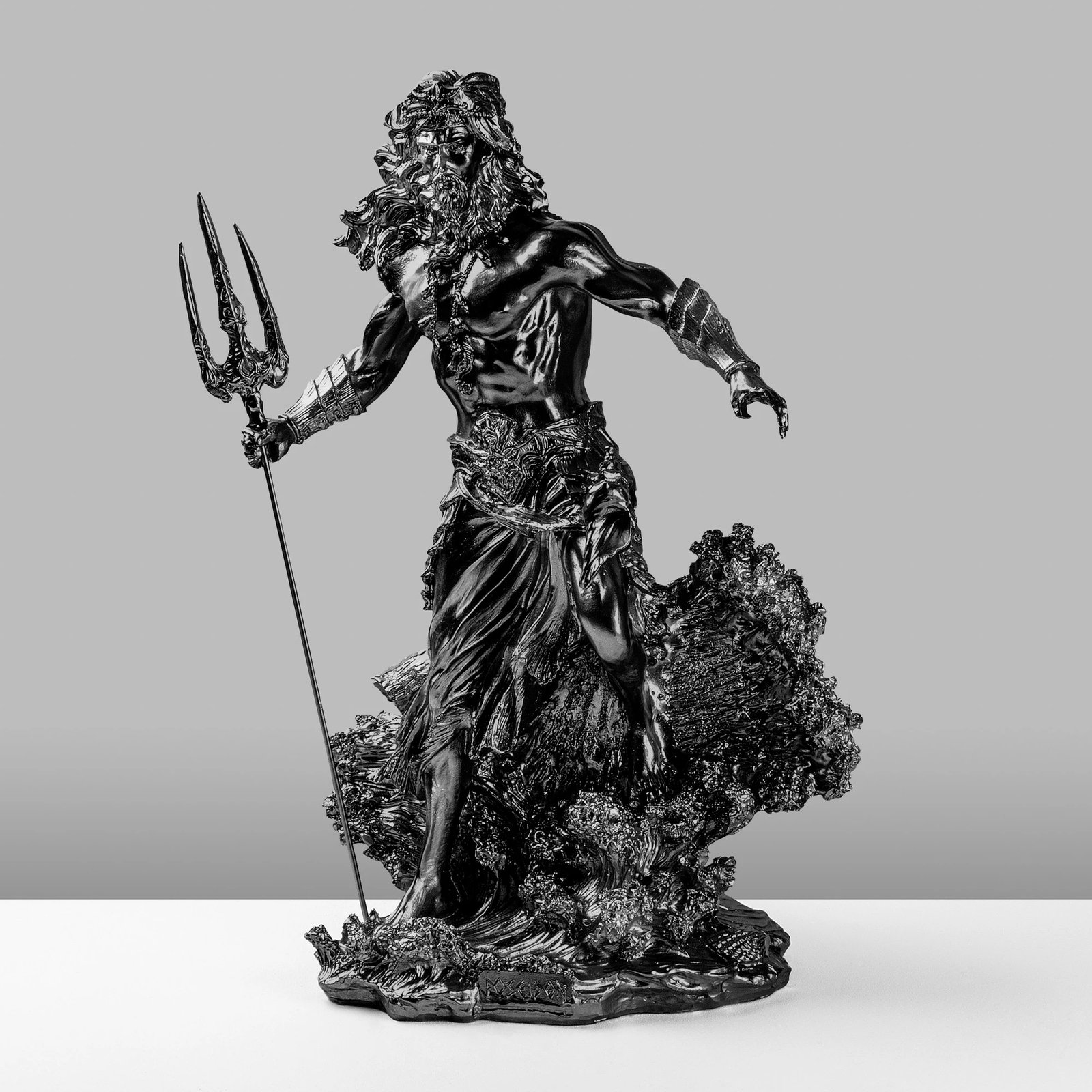 Objekt dekorativ Evila Originals, Yak-035-C, ngjyrë e zezë