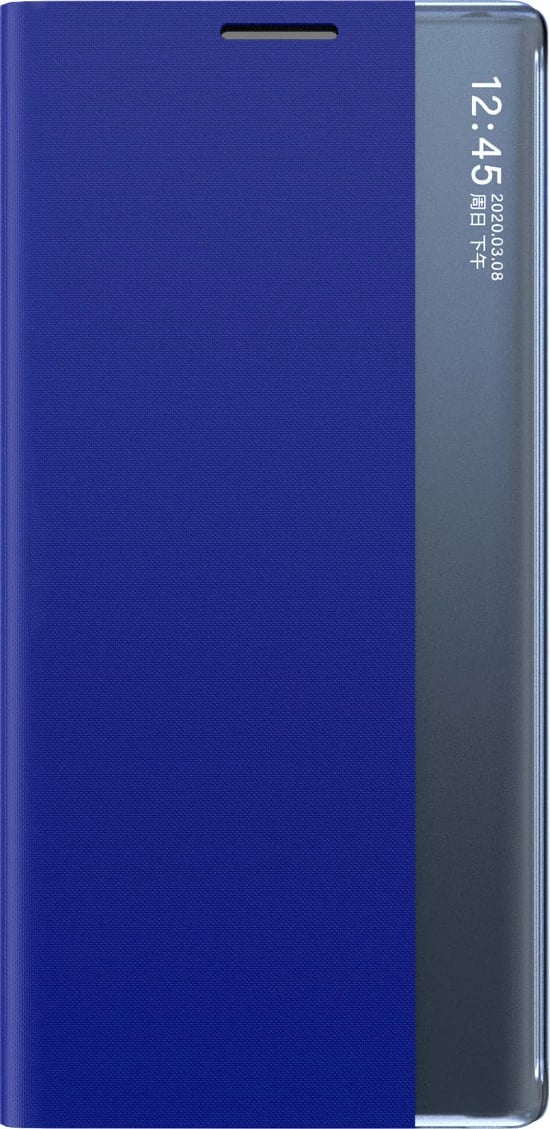 Mbështjellës Hurtel Sleep Case me kapak dhe qëndrim, për Samsung Galaxy S22+, Kaltër