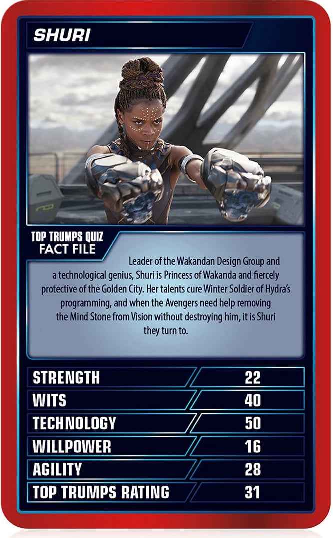 Marvel Cinematic Universe Top Trumps Specials Card Game