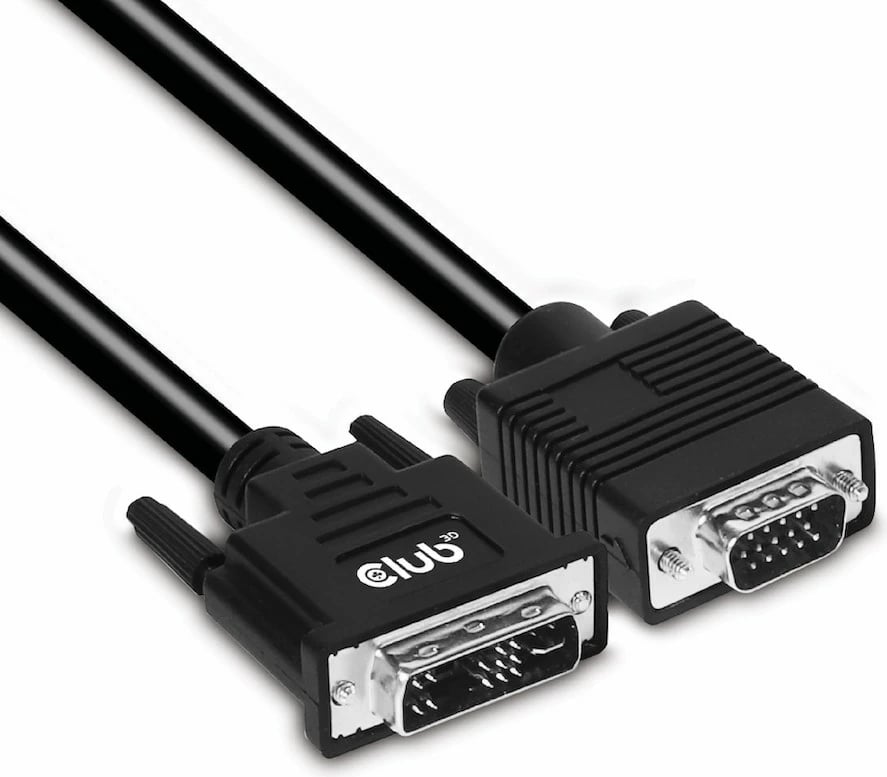 Kabllo DVI në VGA Club3D 3m, e zezë