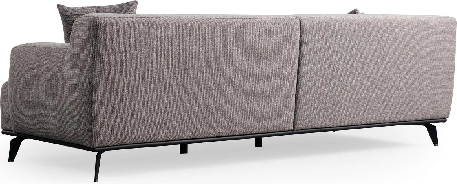 Kauç 3-ulëse Atelier del Sofa, Jaguar 3, ngjyrë kafe dhe gri