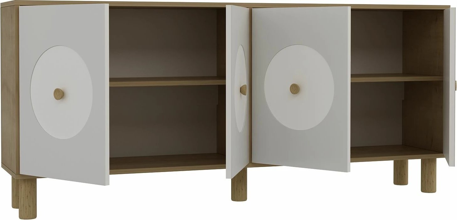 Konsol Skye Decor, Deren KX180 Bohem, lis safir, e bardhë