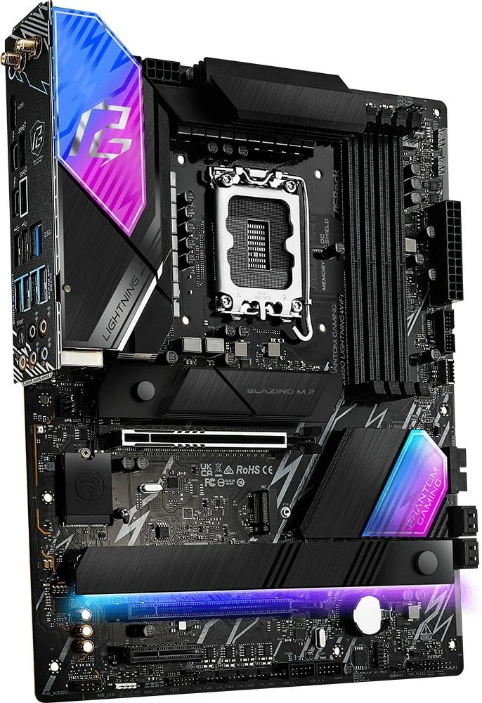 Pllakë amë ASRock Z890 Lightning WiFi ATX, LGA1851, Intel Z890, DDR5, PCIe 5.0, Wi-Fi 7, Thunderbolt 4