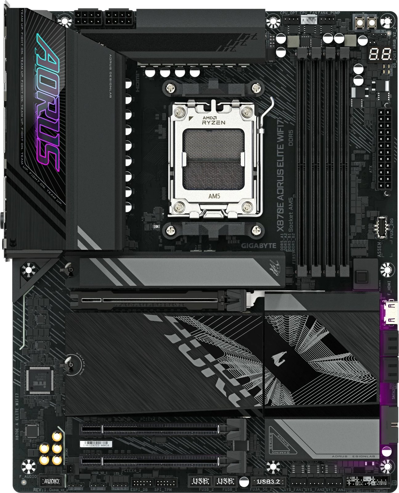 Pllakë amë Gigabyte X870E A ELITE WIFI7, Socket AM5, DDR5