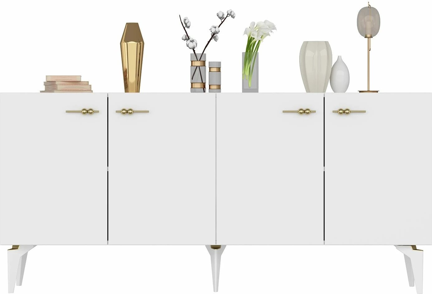 Konsolë Skye Decor, Rüya, e bardhë