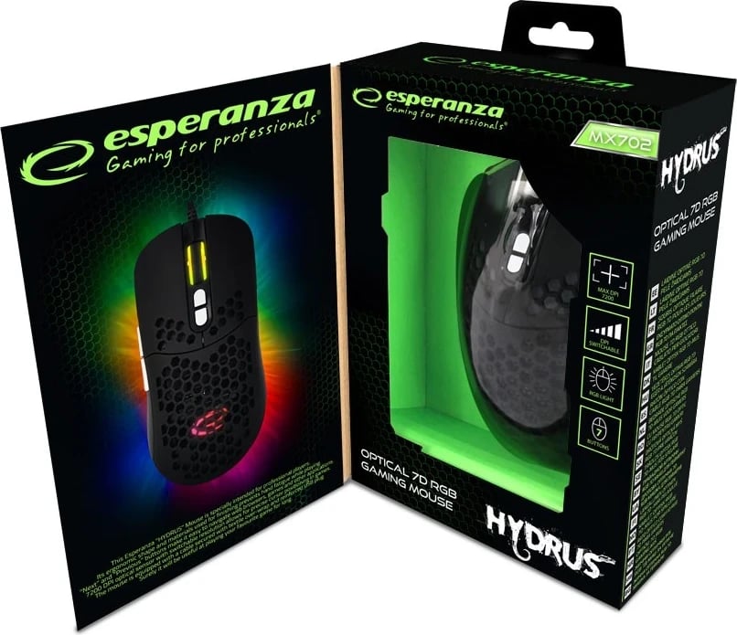 Maus Esperanza EGM702,7200 DPI, i zi Maus Esperanza EGM702,7200 DPI, i zi