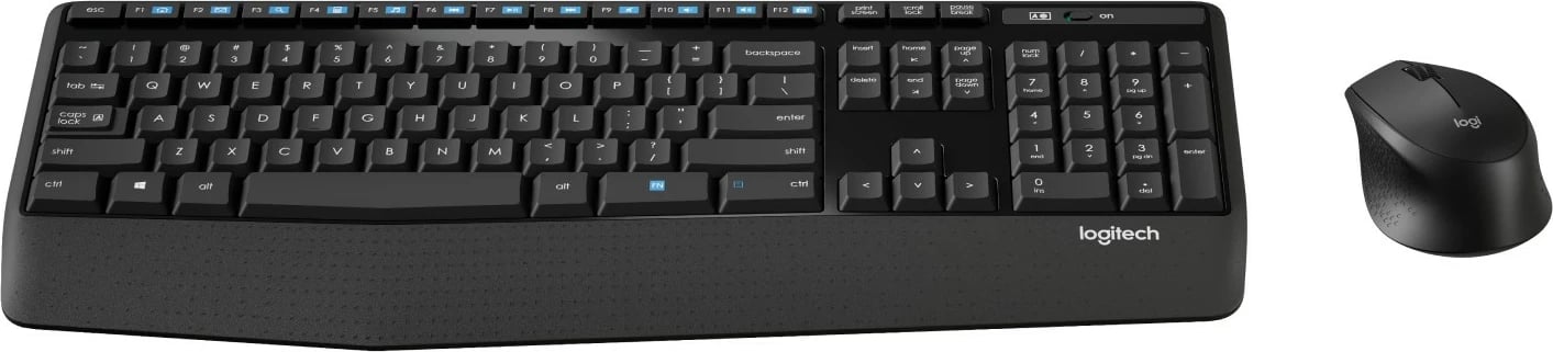 Set tastierë dhe maus wireless Logitech MK345, i zi