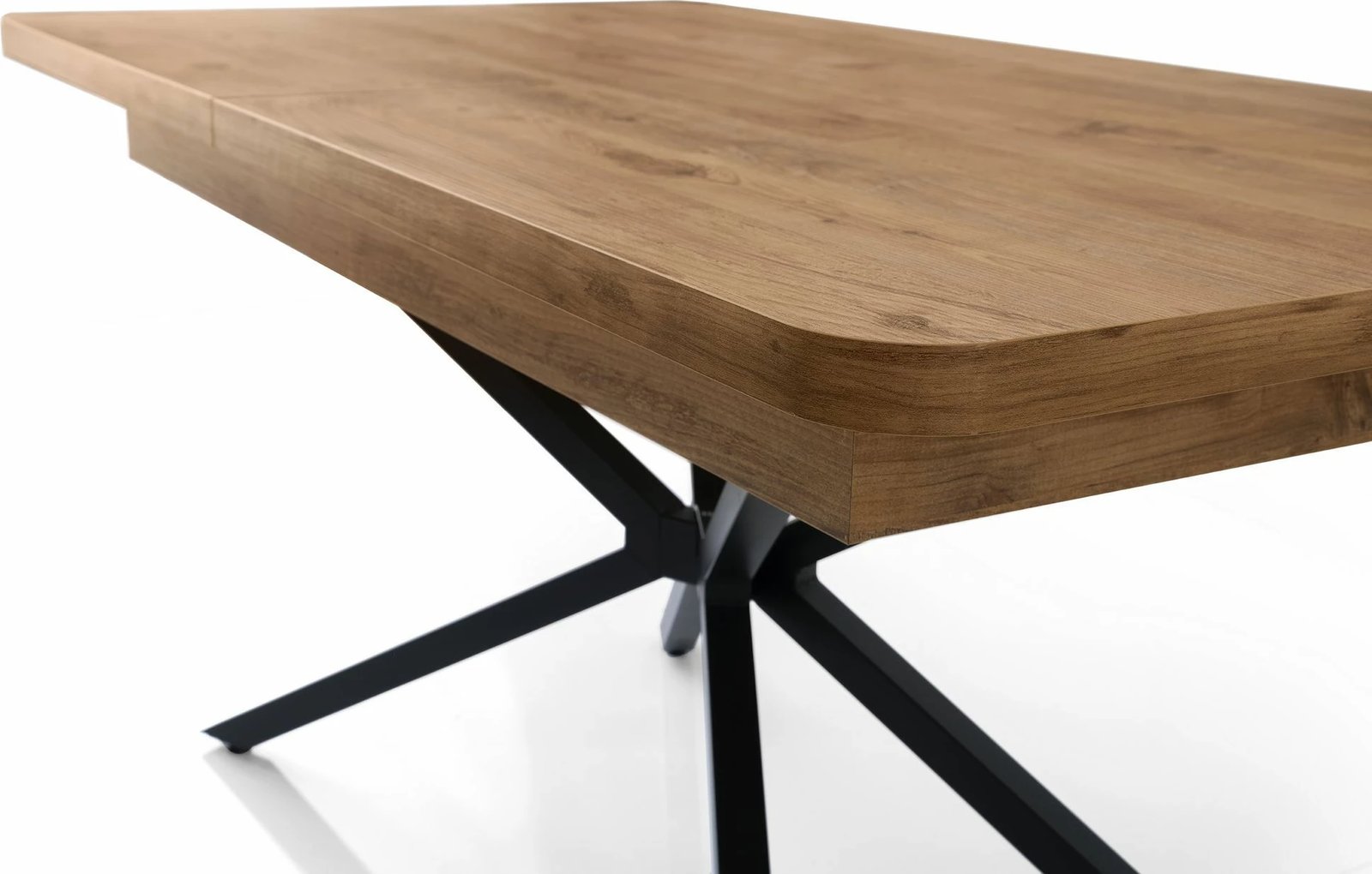 Tavolinë ngrënie me zgjatje, ngjyrë kafe, Skye Decor, Falcon - 2961