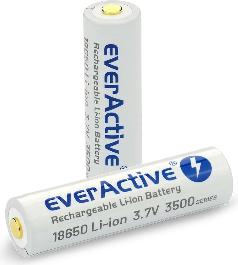 Bateri rikarikueshme everActive FWEV1865035MBOX 18650 Li-ion 3500 mAh 3.7V me micro USB 1 copë Bateri rikarikueshme everActive FWEV1865035MBOX 18650 Li-ion 3500 mAh 3.7V me micro USB 1 copë