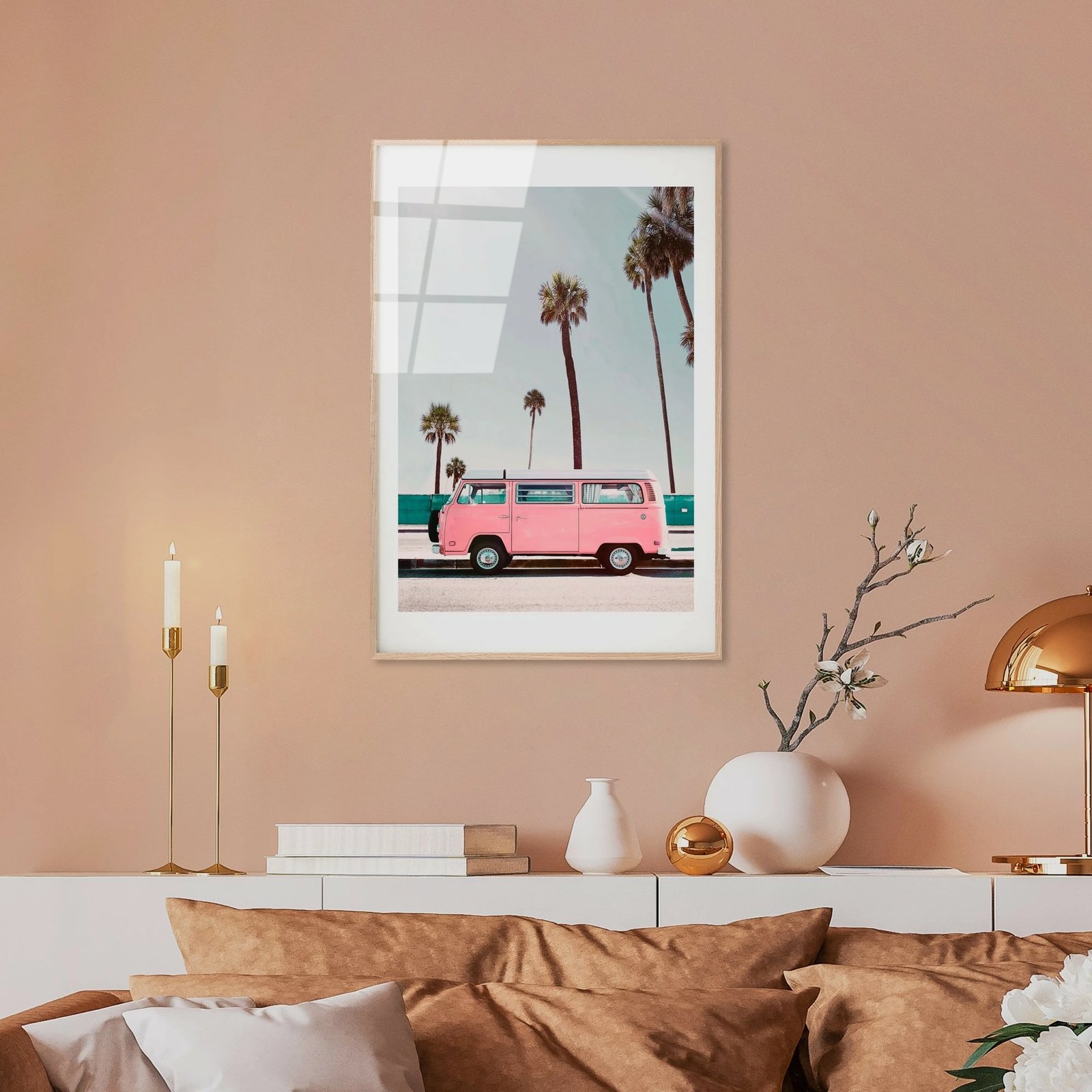 Pikturë dekorative prej xhami të temperuar, shumëngjyrëshe, Wallity UV-1077, 30x45cm