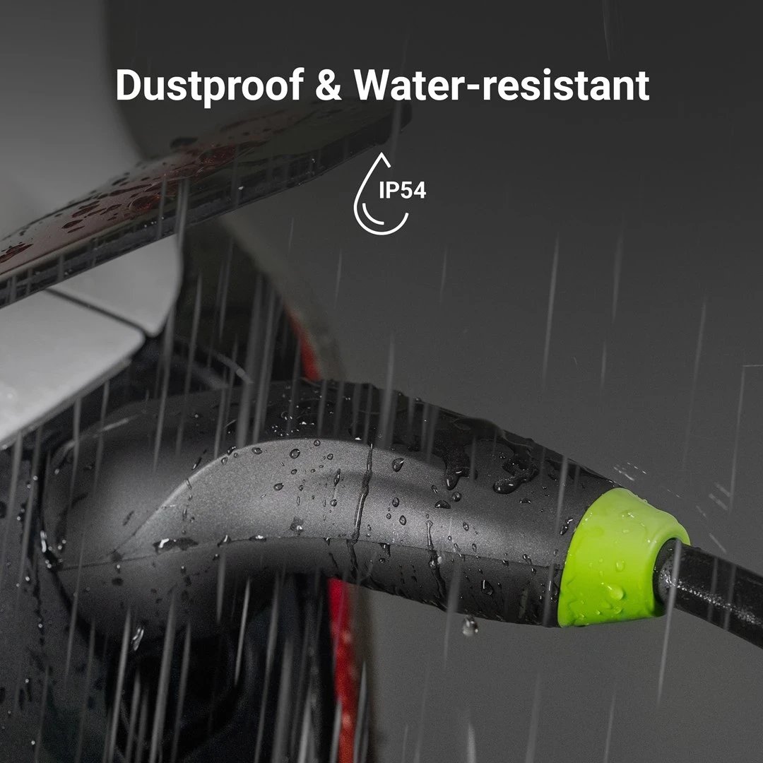 Kabëll për mbushje të veturave elektrike Green Cell EVKABGC02, 7 m, i zi