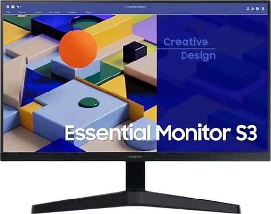 Monitor Samsung S27C312EAUX, 27 inç, IPS, Full HD, 75Hz