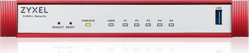 Firewall hardware ZyXEL USGFLEX50H, RJ-45, 1000 Mbit/s, Kuq