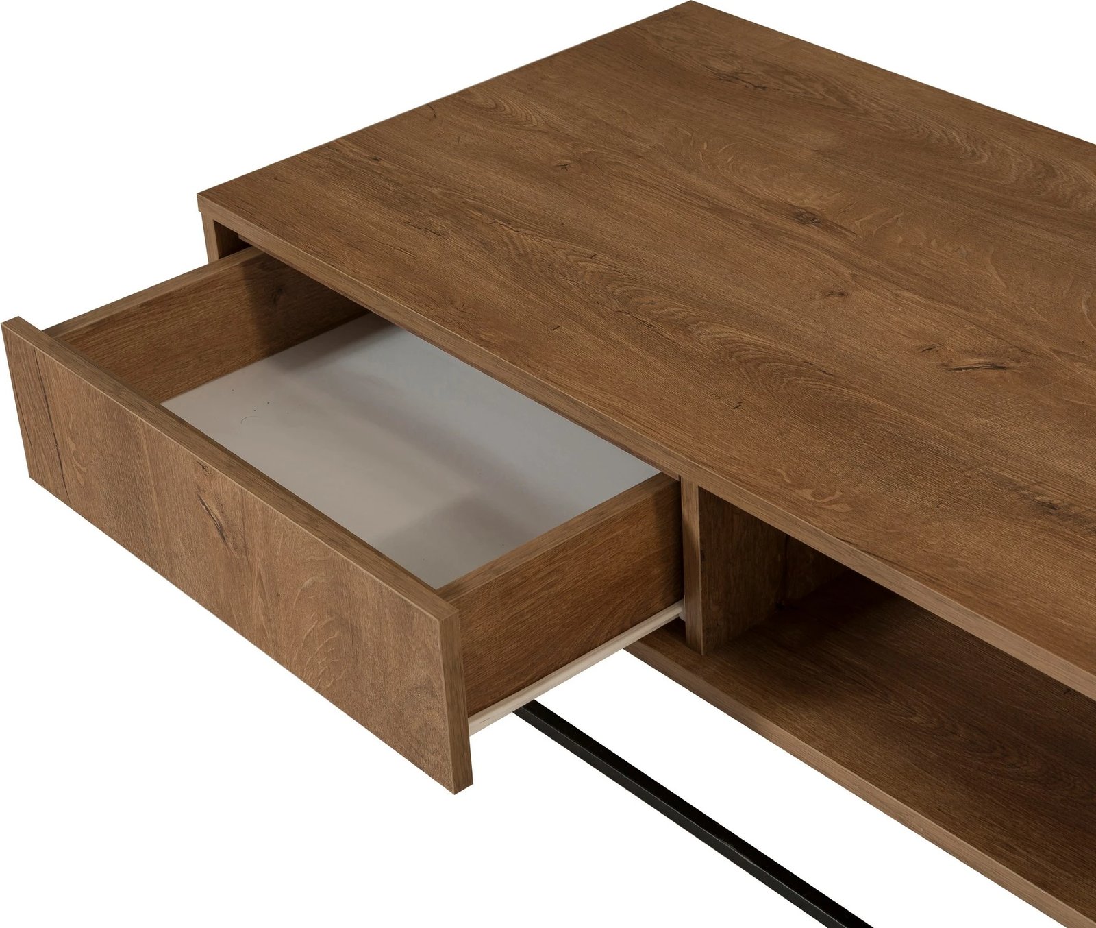 Set mobiljesh për dhomë dite, Skye Decor, Laxus Takım 21, ngjyrë arrë dhe e zezë