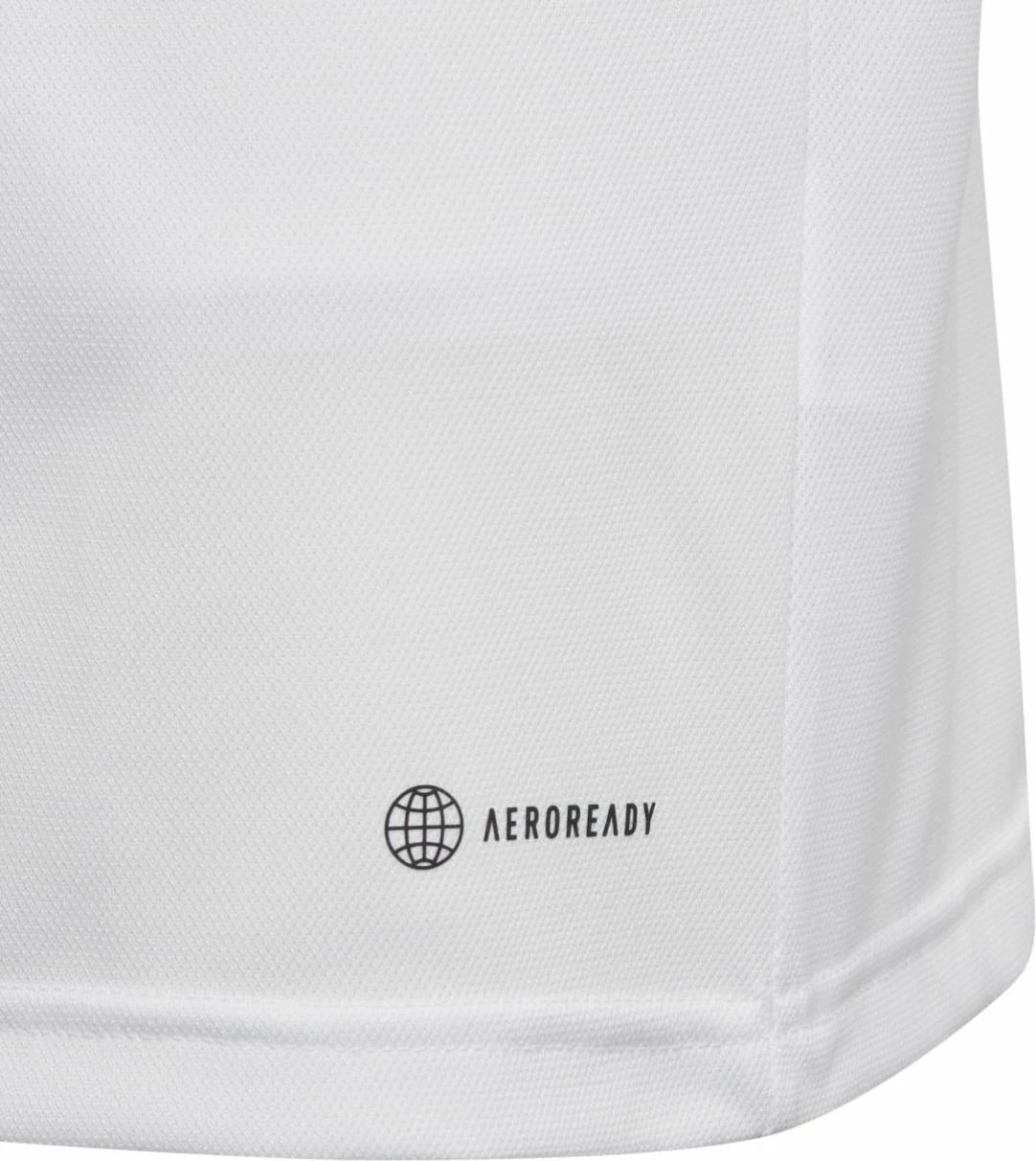 Maicë polo për fëmijë adidas, e bardhë