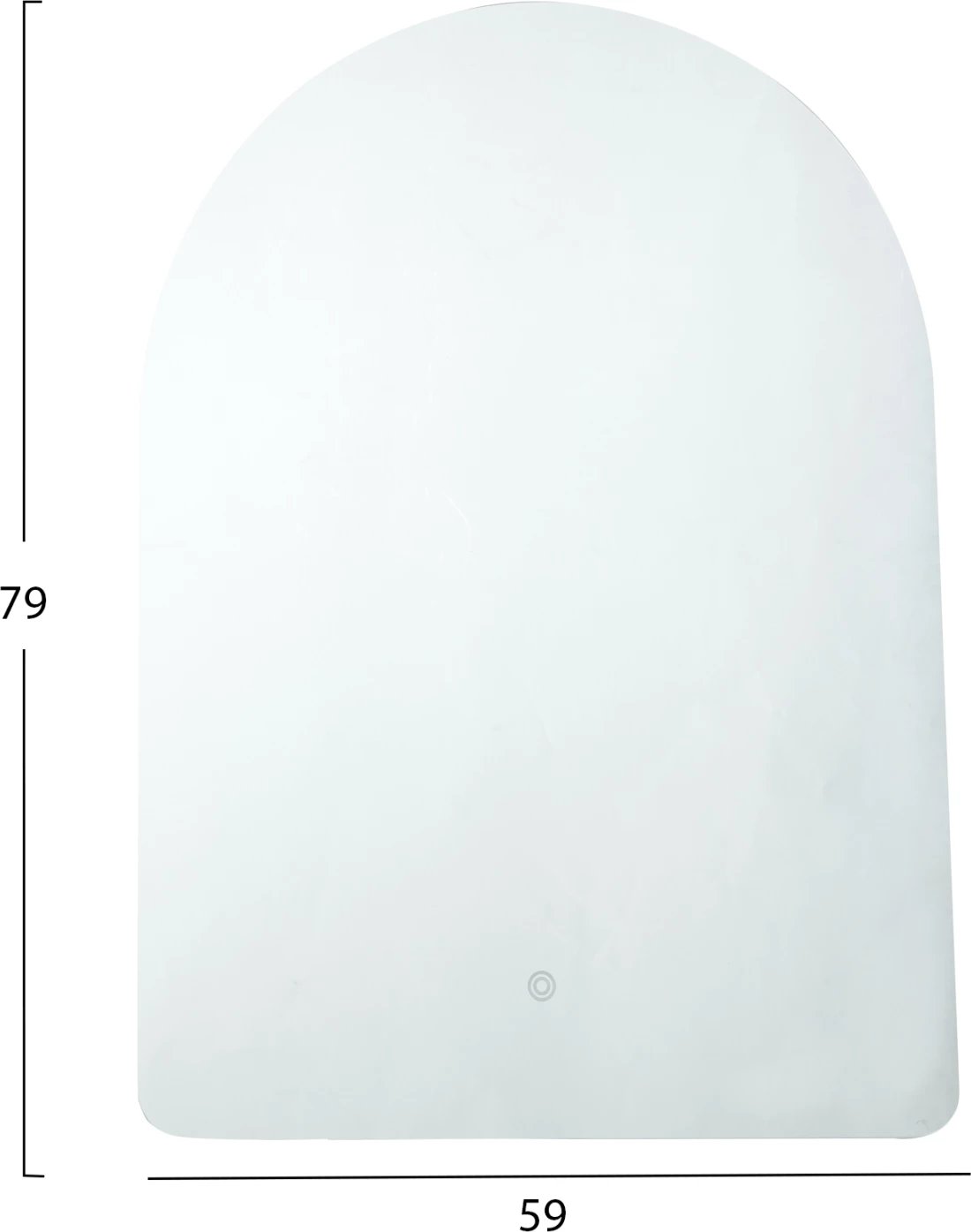 Pasqyrë muri pa kornizë, ndriçim LED, TORCH FH4497, 59x79H cm.