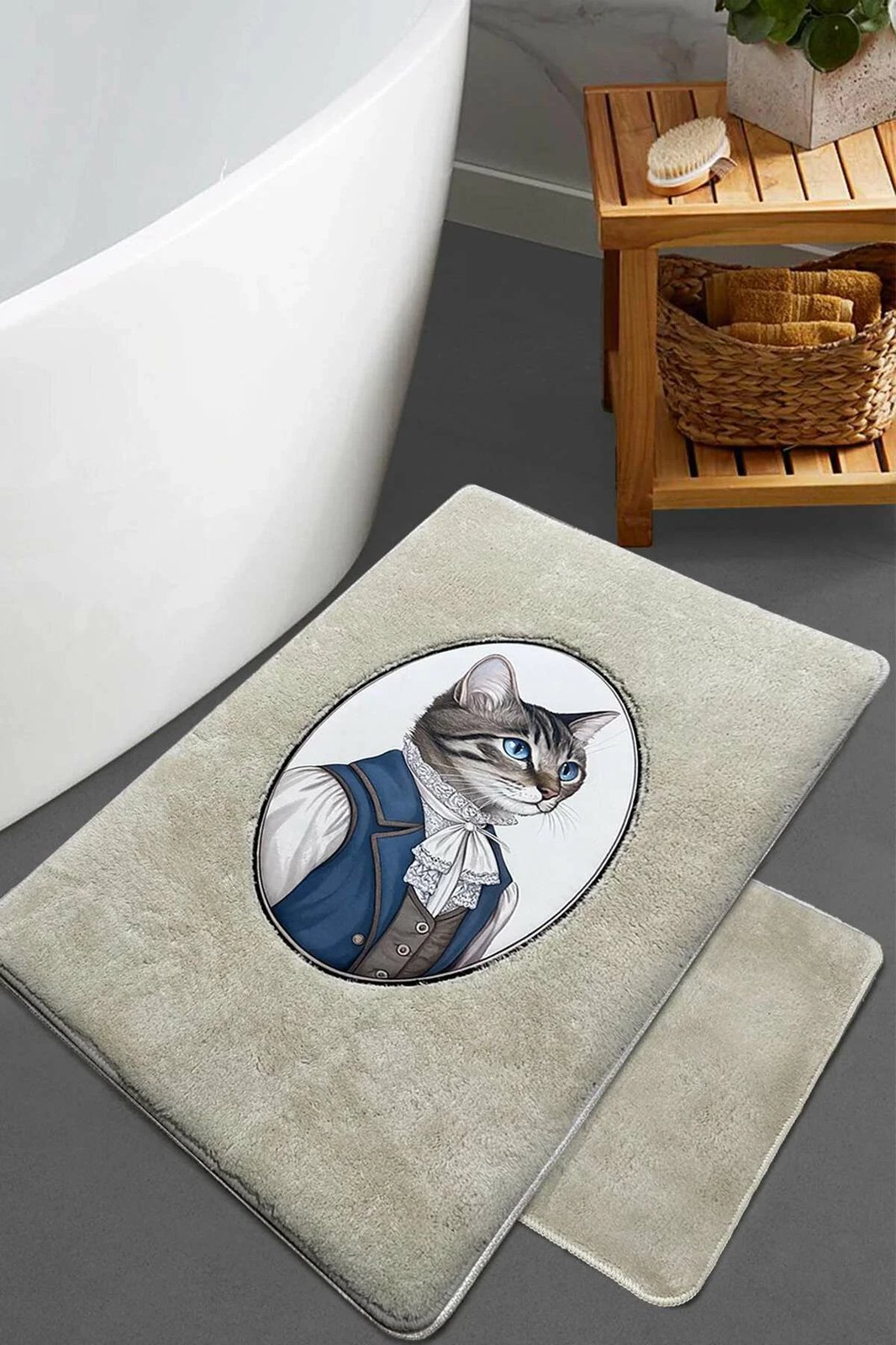 Set tapetash për banjo (2 copë), Mijolnir Modcat, ngjyrë gur