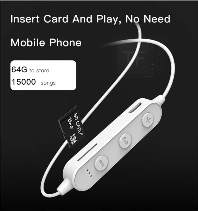 Ndegjuese Me Bluetooth Tf Card Hole