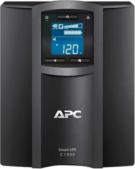 UPS APC Smart-UPS SMC1500IC, SmartConnect, USB, ekran LCD, kohë rezervë 4–9 min, e zezë