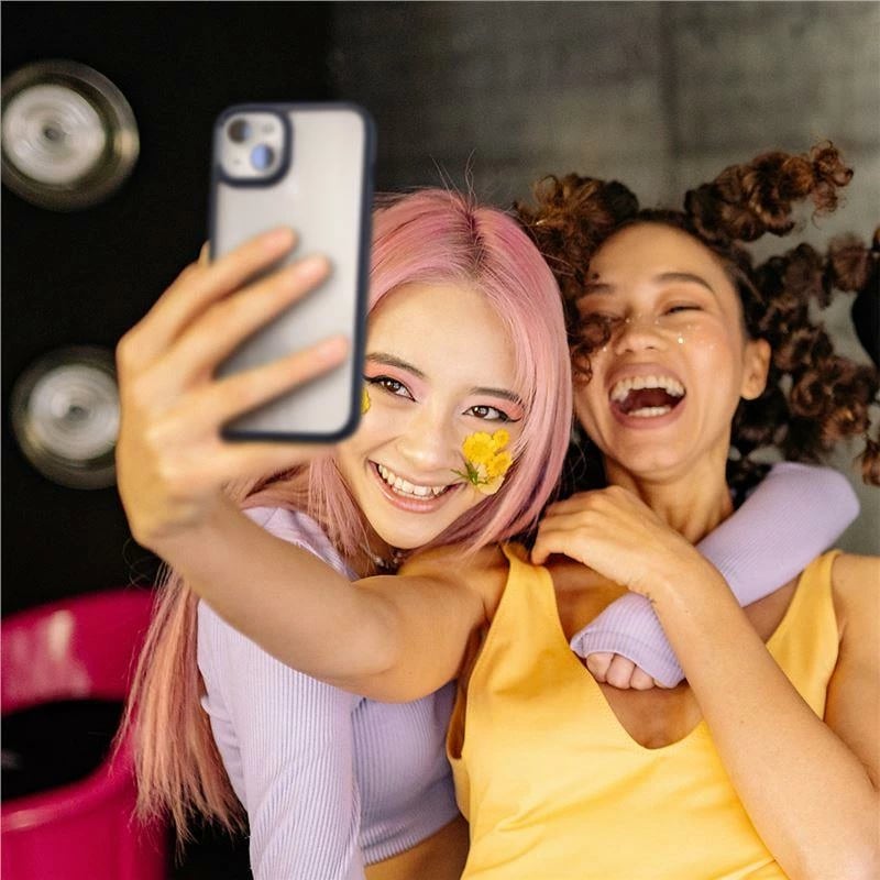 Mbështjellës Spigen Ultra Hybrid për iPhone 15 Plus, zi