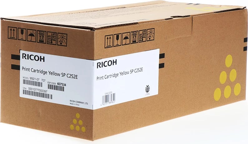 Toner Ricoh Type C252E 407534 4000 faqe e verdhë