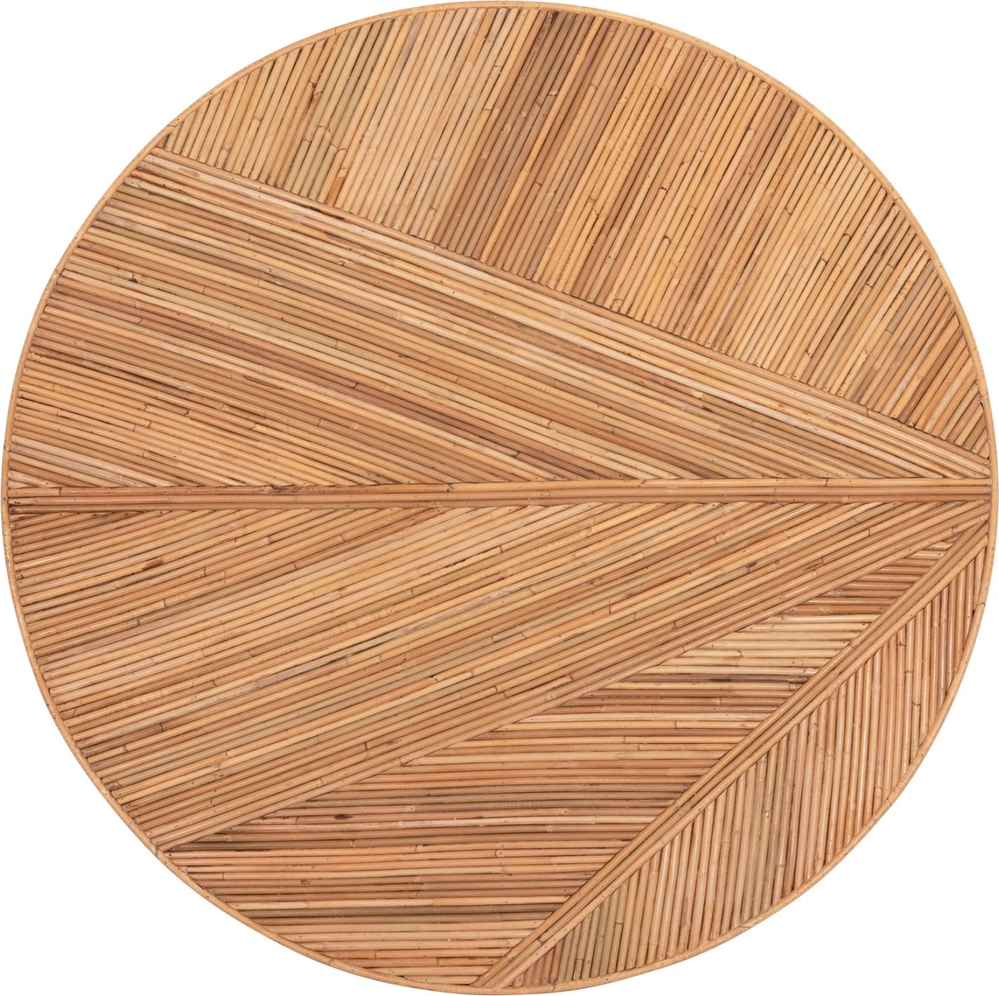 Tavolinë ngrënieje rrethore Gatsby, rattan natyral, Φ120x76H cm