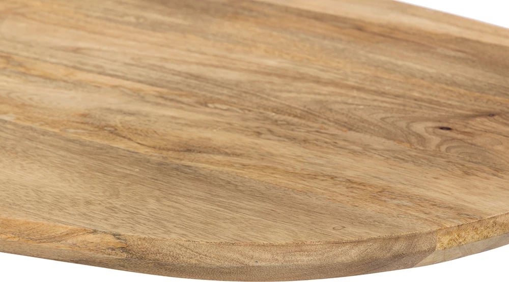 Tavolinë kafeje LEVEL, natyrale e zezë, 95x65x48cm