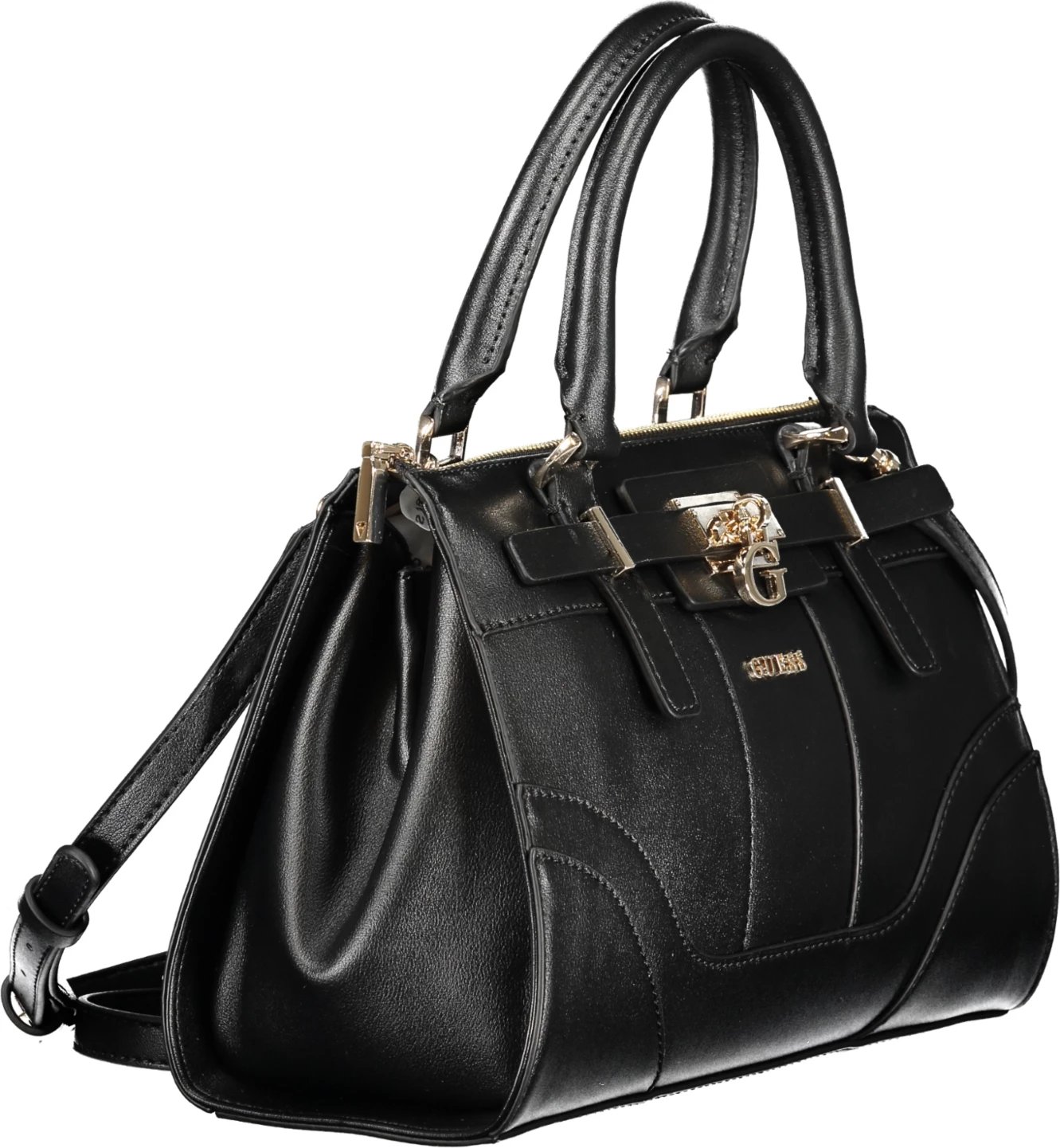 Çantë GUESS JEANS GREYSON II për femra, e zezë