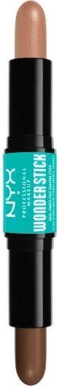 Stick për konturim dhe ndriçim fytyre NYX Professional MakeUp Wonder Stick Dual Face Lift Stick 04 Medium 4g për femra