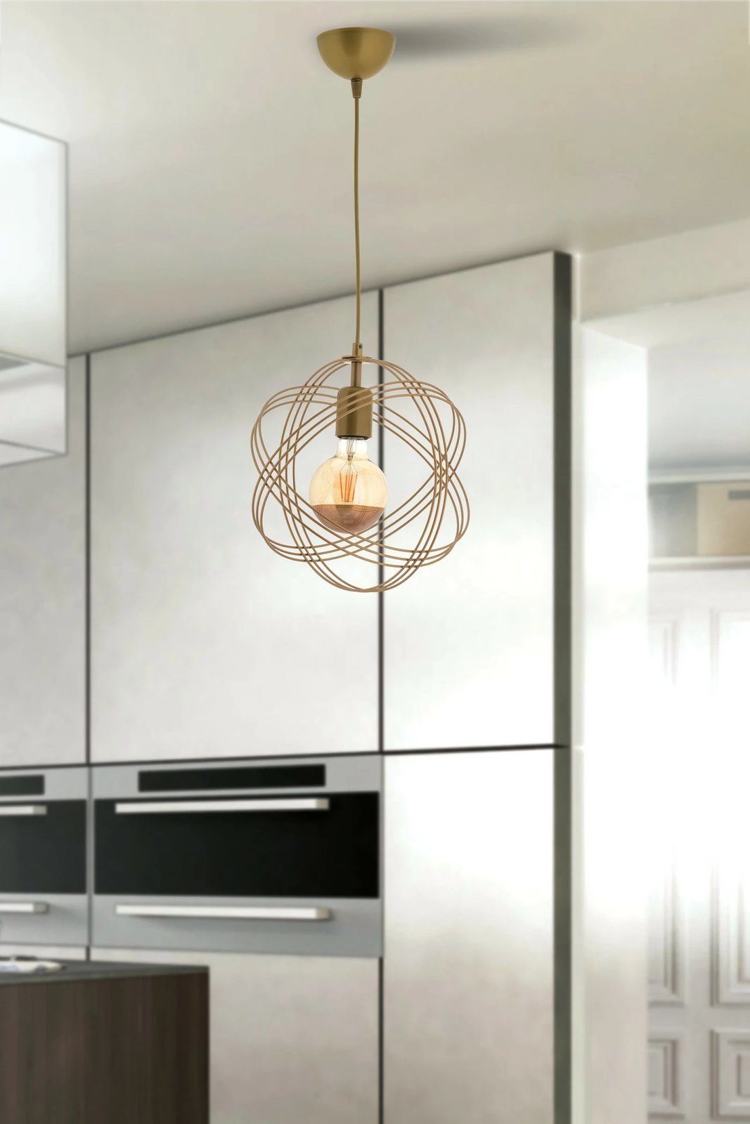 Llambë tavani Opviq, Sheldon, ngjyrë ari