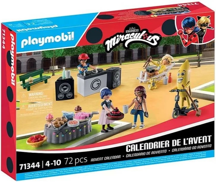Set figurina Playmobil Miraculum Advent Calendar Picnic in Paris, 72 pjesë