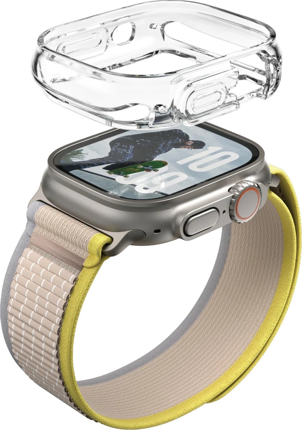 Mbështjellës PanzerGlass SAFE TPU për Apple Watch Ultra 2, transparent