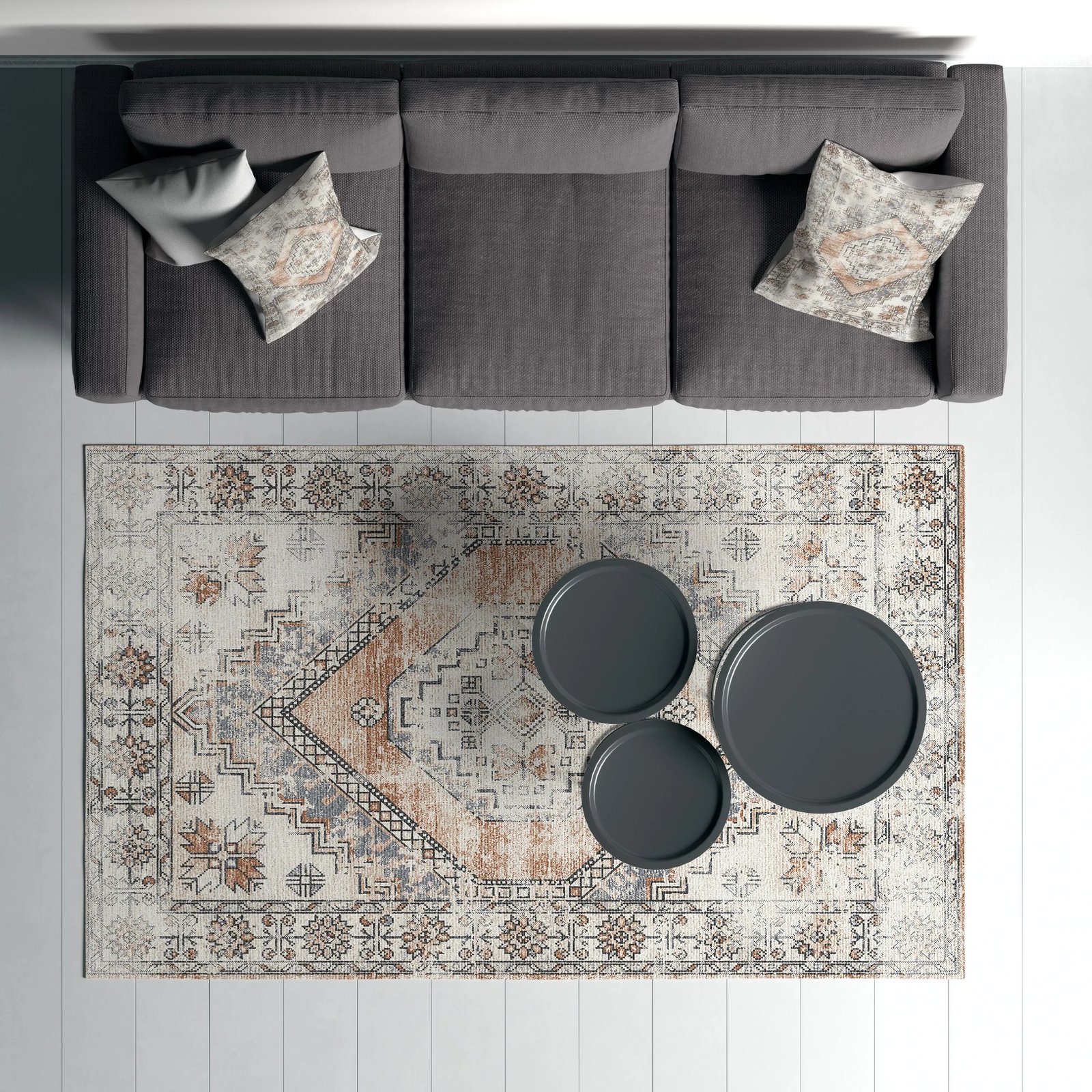 Qilim i bardhë, 80x300cm, Conceptum Hypnose, Woopamuk322