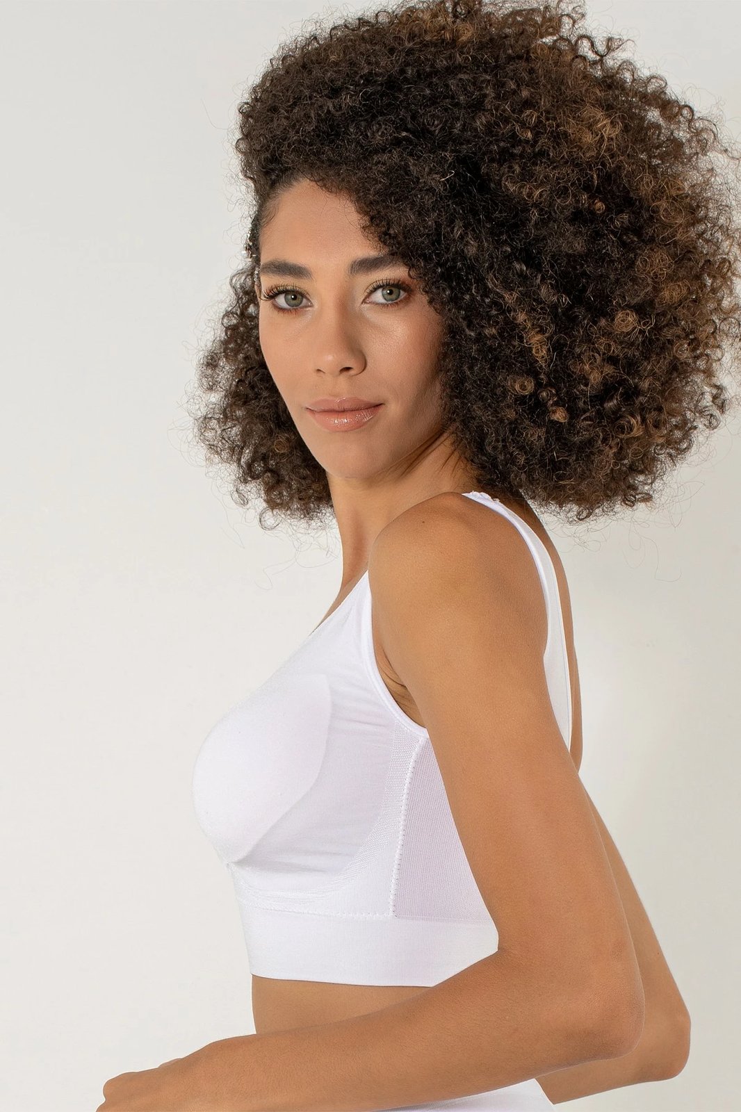 Bustier i bardhë pa vija, Jumeon, 002-000301