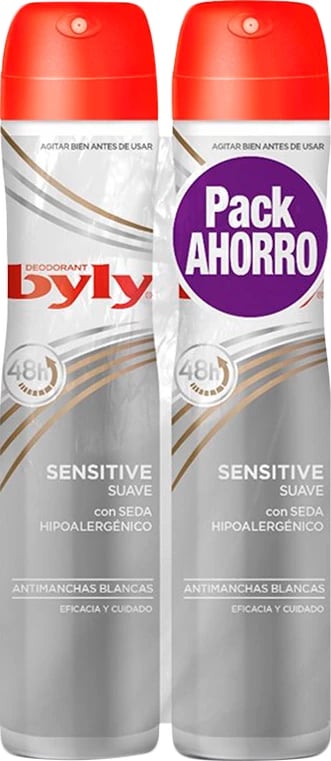 Deodorant spray unisex BYLY Sensitive 2x200ml