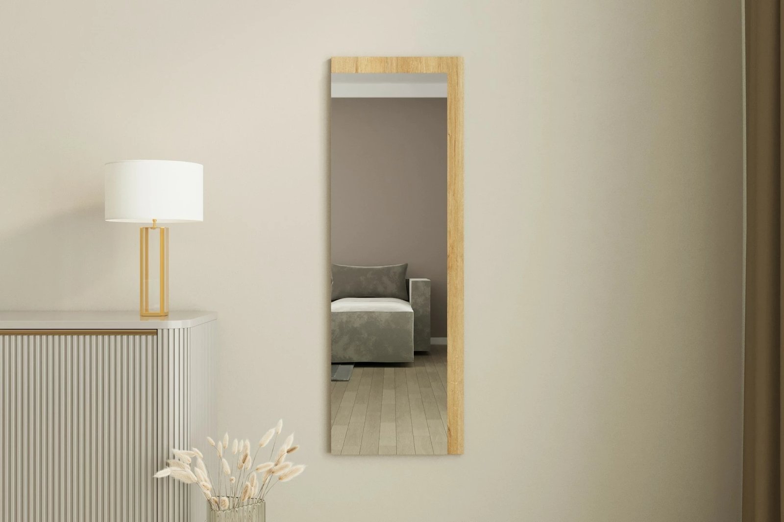 Pasqyrë Hanah Home, Lariya, e bardhë, natyrale