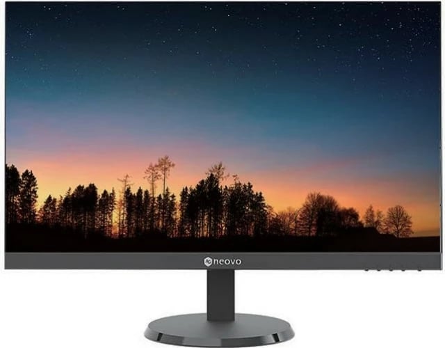 Monitor IPS 23.8" AG Neovo LW-2403 FHD 1920x1080 100Hz HDMI VGA altoparlantë të integruar i zi