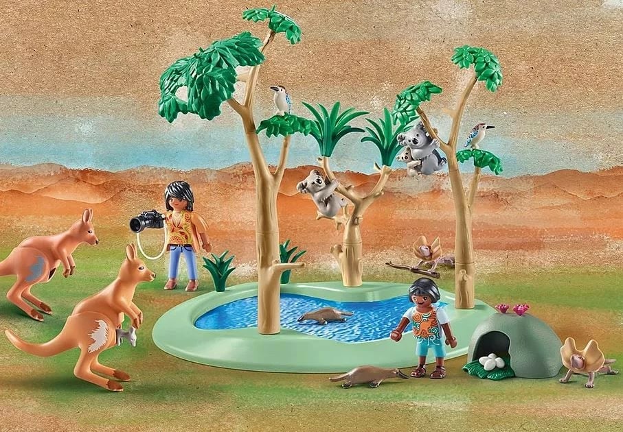 Set figurina Playmobil Wiltopia 71624, kafshë australiane, 50 pjesë