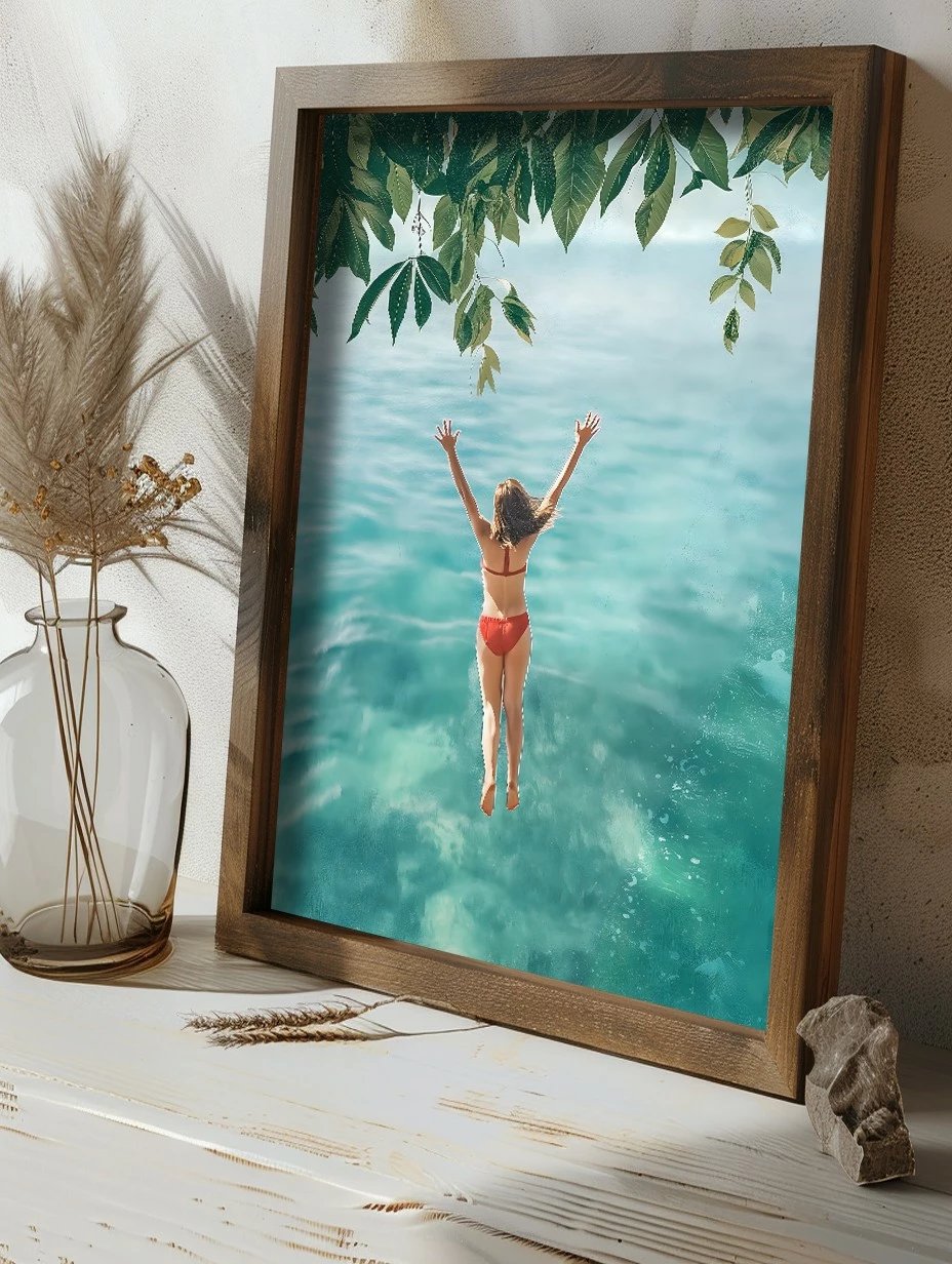 Pikturë dekorative me kornizë MDF, Wallity, GE102-L