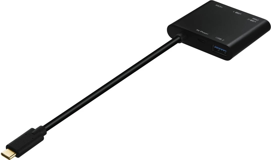 Konvertues Multiport Hama 4në1, 2x USB 3.1, HDMI dhe USB-C (data), 135729