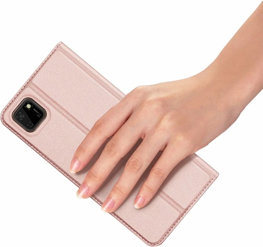 Mbështjellës Dux Ducis Skin Pro për Huawei Y5p, me kapak, rozë