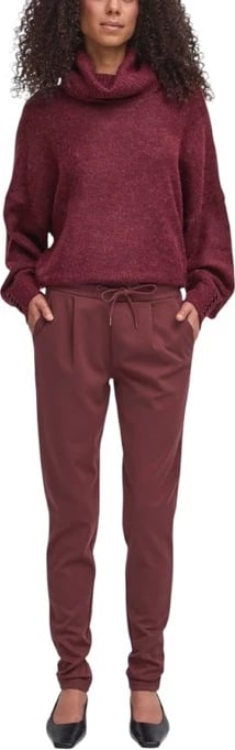 Pantallona Ichi femra bordeaux