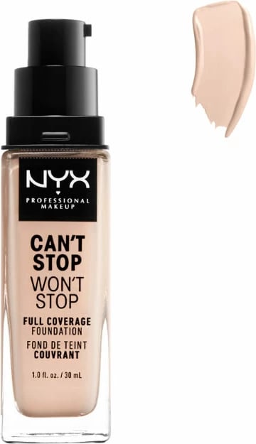 Fondatinë NYX Can´t Stop Won´t Stop Light Porcel 30ml